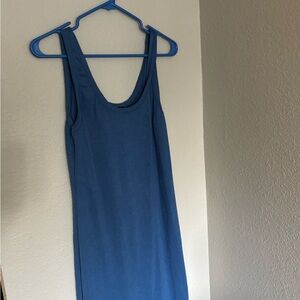 Blue Sleeveless Dress